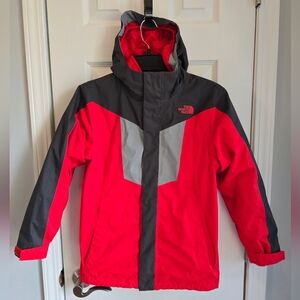 The North Face HyVent Triclimate Jacket, boys' size 10/12.
